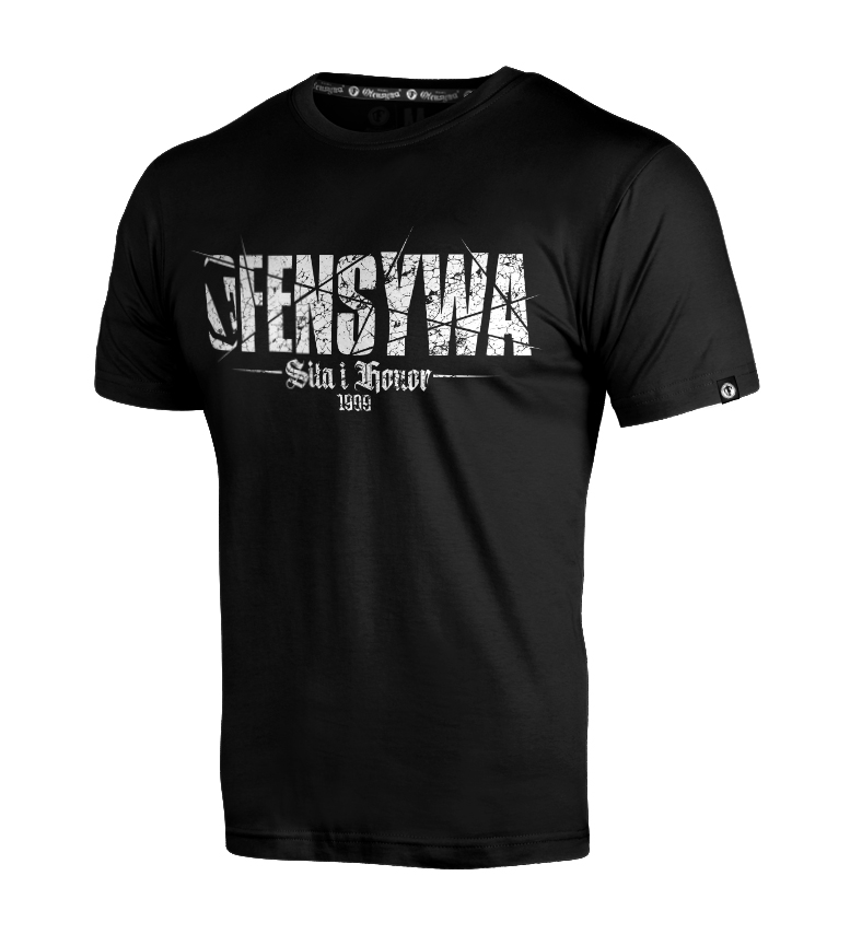 T-shirt Ofensywa Siła i Honor czarno/biały